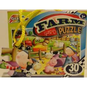  Grafix 30 Piece Farm Yard Puzzle: Toys & Games
