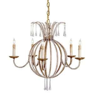  Currey & Company Crystal Silhouette Chandelier: Home 