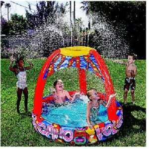  Banzai Lava Lagoon Pool and Sprinkle for Kids: Toys 