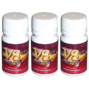 V8 Energy Pills with PEA, Hordanine and Caffeine   3 Bottles   36 