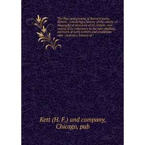   statistics, history of t Chicago, pub Kett (H. F.) and company Books