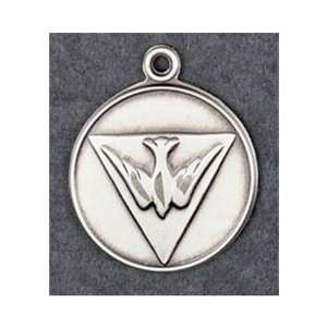 Holy Spirit Patron Saint Medal   Sterling Silver: Jewelry