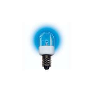   Volt T6 Candelabra Screw E12 Base LED Light Bulb 0.72 Watt Color Blue