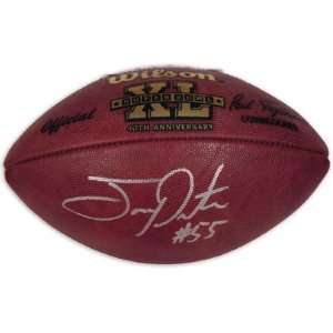  Joey Porter Autographed Super Bowl XL Football: Sports 