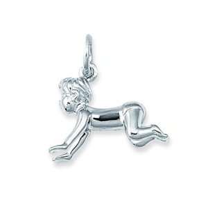  Sterling Silver Baby Charm: Arts, Crafts & Sewing