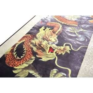   Golden Dragon Traverses the Waters 30X100cm (S015 US): Home & Kitchen