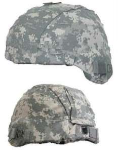 US Military Army ACU Helmet Cover ACH MICH w/ IR Tabs and Flap * NWT 