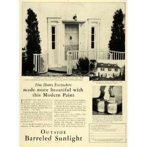  1930 Ad Barreled Sunlight Paint Judge William Hirt Home 