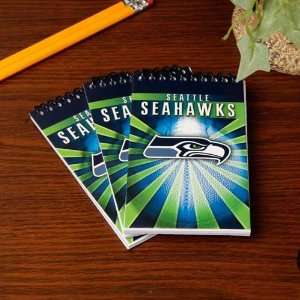  Seattle Seahawks NFL 3 Pack Memo Books: Sports & Outdoors
