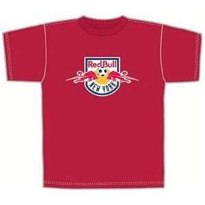  Red Bull NY 08 Youth Crest Soccer T Shirt Sports 