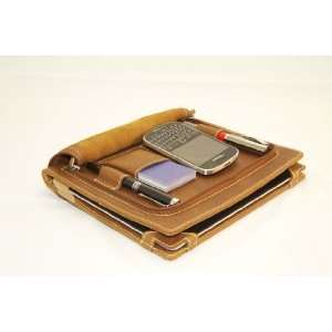   Leather iPad 2 Business Case   Slim Office Kodiak Brown Electronics