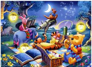 Jigsaw Puzzles 1000 Pieces Pooh and the firefly / Ravensburger 