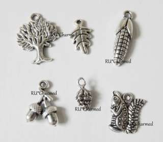     Acorn • Squirrel • Tree • Pinecone • Corn • Leaf  