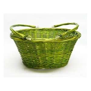 Oval Willow Basket   Green Grocery & Gourmet Food