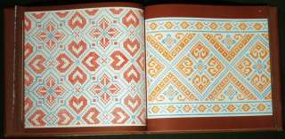 BOOK Slovakia Folk Embroidery Pattern peasant linen art  
