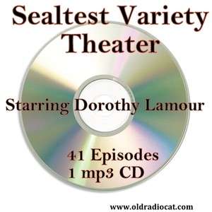 SEALTEST VARIETY THEATER Complete Series Old Time Radio MP3 CD Dorothy 