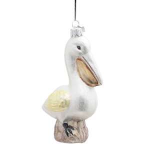  Kurt Adler 5 Inch Noble Gems Glass Pelican Ornament: Home 