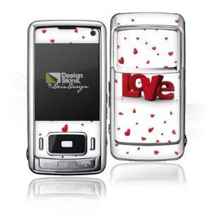  Design Skins for Samsung G800   3D Love Design Folie 