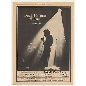  1974 Dustin Hoffman Lenny Movie Print Ad (Movie 