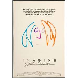  Imagine: John Lennon 1988 Original U.S. One Sheet Poster 