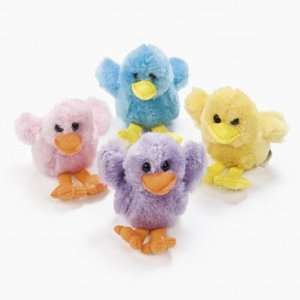  Plush Easter Chicks   Novelty Toys & Plush: Toys & Games