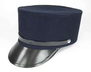 Conductor Train railroad NAVY Frech Police Costume Hat  