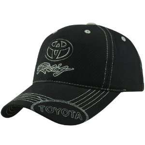  Toyota Racing Black Mesh Back Adjustable Hat: Sports 
