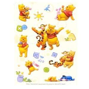  Pooh Raised Sticker Sheet Party Supplies: Everything Else