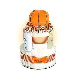  Basketball 2 Tier Diaper Cake: Baby