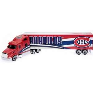 MONTREAL CANADIENS NHL 2008 Semi Diecast Peterbilt Tractor Trailer 