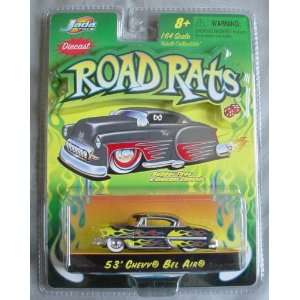  Road Rats 1:64 53 Chevy Bel Air BLACK: Toys & Games