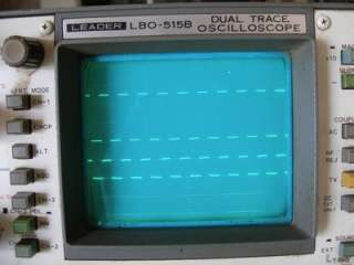 Leader LBO 515B Dual Trace (2) Ch 30MHz Oscilloscope  
