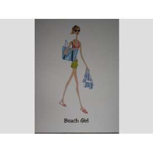 The Girls Beach Girl Note Cards w/ Envelopes Everything 