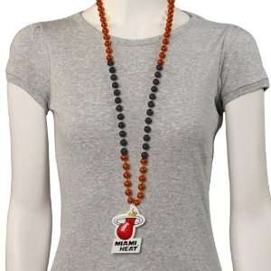  NBA Miami Heat Team Logo Medallion Beads Sports 