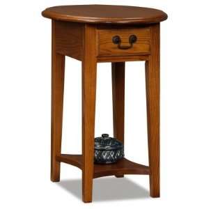  Leick Oval Oak End Table: Home & Kitchen