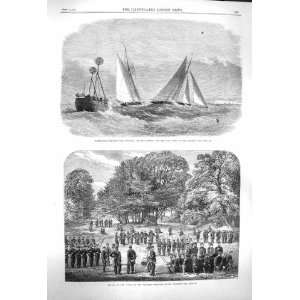  1864 Yacht Race Torpid Solent Canadian Military School 