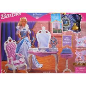  Barbie ROMANTIC PRINCESS PARLOR Playset w THRONE, Magical 