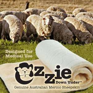   Ozzie Down Under Medical Sheepskin Bed Cover