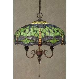Home Decorators Collection Oyster Bay Lighting Dragonfly Pendant Green