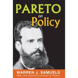 Pareto on Policy by Warren J. Samuels and Steven G. Medema (Jun 30 