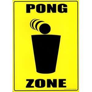  Brand New Novelty Beer Pong zone metal sign   Great Gift 