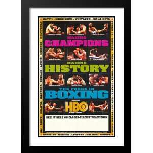  The Force in Boxing 20x26 Framed and Double Matted Boxing 