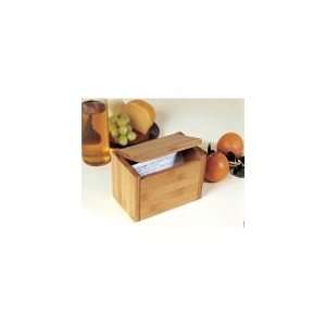  Lipper International Bamboo Recipe Box: Kitchen & Dining