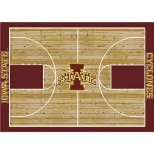  College Court Iowa State Cyclones Rug Size 7 8x10 9 