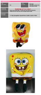 Package1*Big SpongeBob SquarePants Cuddle Cushion Pillow Yellow