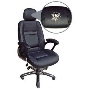  Pittsburgh Penguins Head Coach Office Chair: Sports 