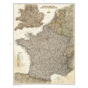  National Geographic Maps RE01020459 France  Belgium  and 