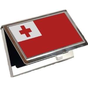  Tonga Flag Business Card Holder: Office Products