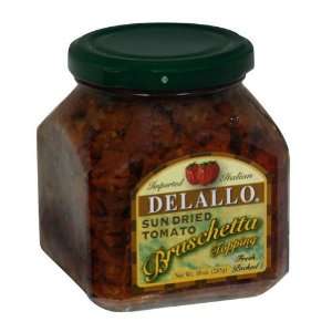 Delallo, Bruschetta Sun Dried Tomato, 10 Ounce (6 Pack)  