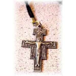  Beautiful 2.25 Metal San Damiano Crucifix